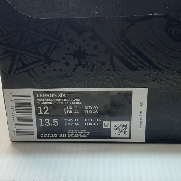 Nike men lebron xix size 12 - Picture 5 of 5